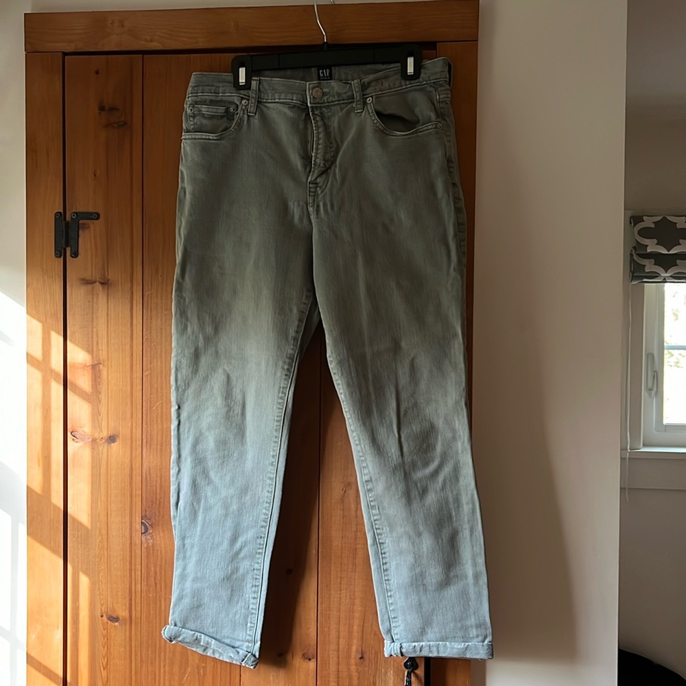 Gap jeans size 10 in green